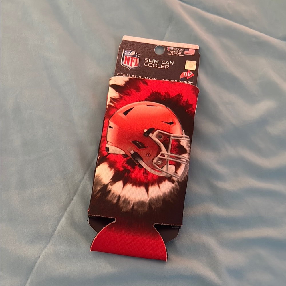 NFL Orange and Black Slim Can Cooler NWT